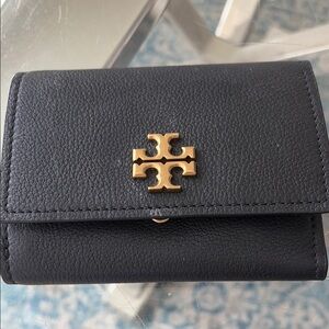 Tory Burch Black Leather Wallet